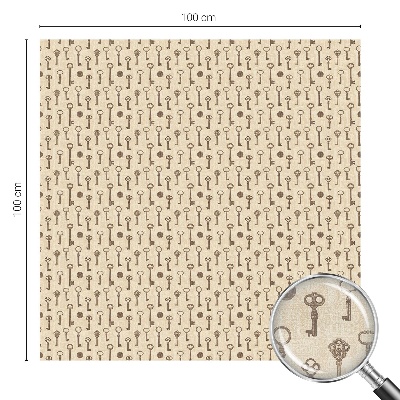 Toom Sichtschutzfolie Geheimnisvolle Schlüssel