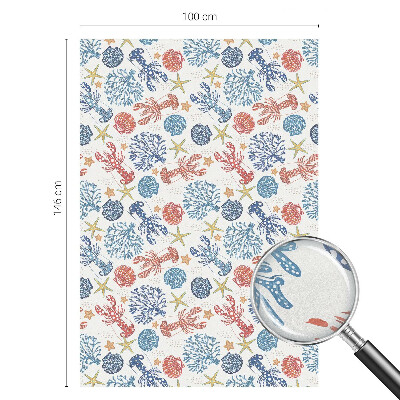 Fensterfolie Sichtschutz Krebskorallen