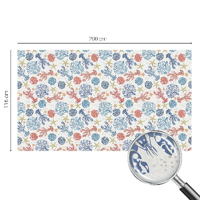 Fensterfolie Sichtschutz Krebskorallen