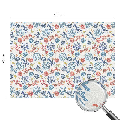 Fensterfolie Sichtschutz Krebskorallen