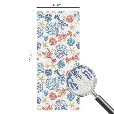 Fensterfolie Sichtschutz Krebskorallen