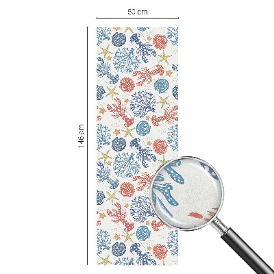 Fensterfolie Sichtschutz Krebskorallen