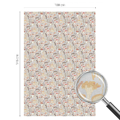 Sichtschutz Klebefolie für Fenster Waldmuster