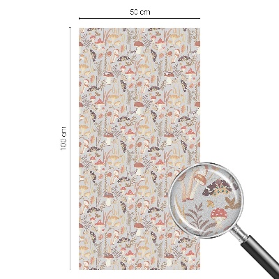 Sichtschutz Klebefolie für Fenster Waldmuster