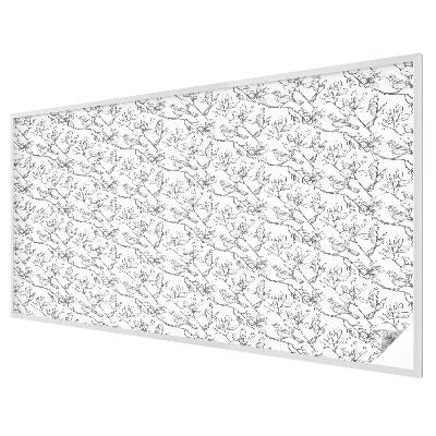 Fensterfolie mit Motiv Buntglas Vögel und Blumen