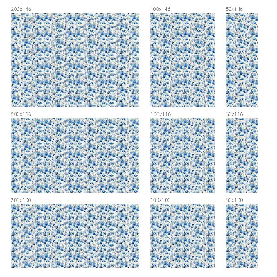 Sichtschutz Klebefolie für Fenster Aquarellblumen