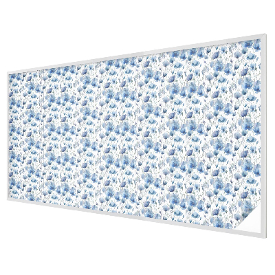 Sichtschutz Klebefolie für Fenster Aquarellblumen