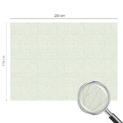 Fensterfolie mit Motiv Buntglas Geometrisches Mosaik