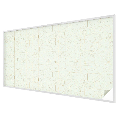 Fensterfolie mit Motiv Buntglas Geometrisches Mosaik