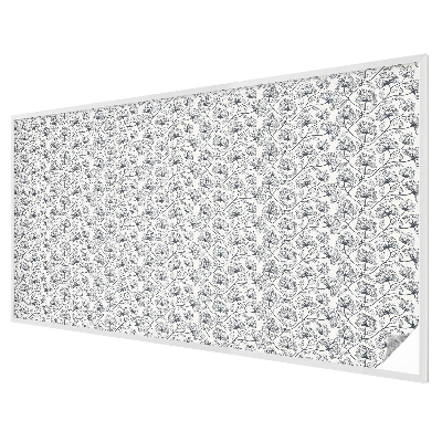 Milchglasfolie Fenster Buntglasoptik Botanisches Motiv