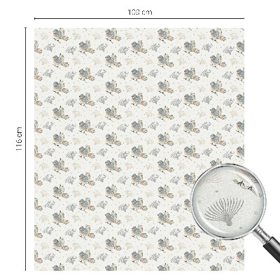 Sichtschutz Klebefolie für Fenster Vogelmuster