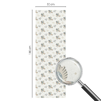 Sichtschutz Klebefolie für Fenster Vogelmuster