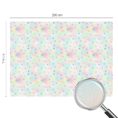 Fensterfolie Sichtschutz Regenbogenmuster