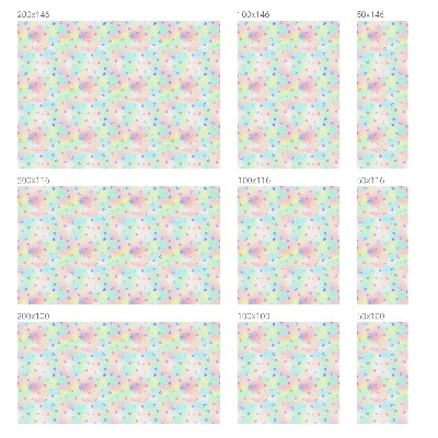 Fensterfolie Sichtschutz Regenbogenmuster