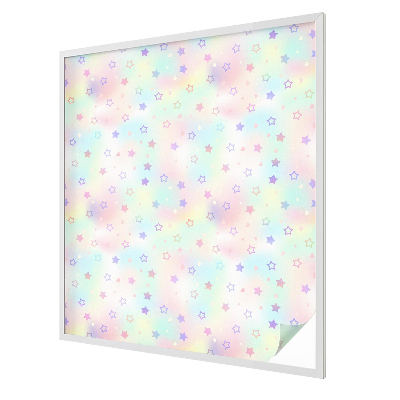 Fensterfolie Sichtschutz Regenbogenmuster