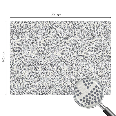 Fensterfolie mit Motiv Buntglas Blatt fällt