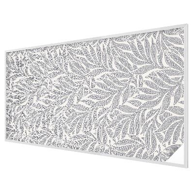 Fensterfolie mit Motiv Buntglas Blatt fällt