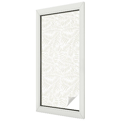Milchglasfolie Fenster Buntglasoptik Laubige Eleganz