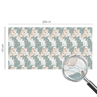 Fensterfolie Sichtschutz Zarte Blüten