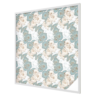 Fensterfolie Sichtschutz Zarte Blüten