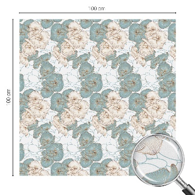 Fensterfolie Sichtschutz Zarte Blüten