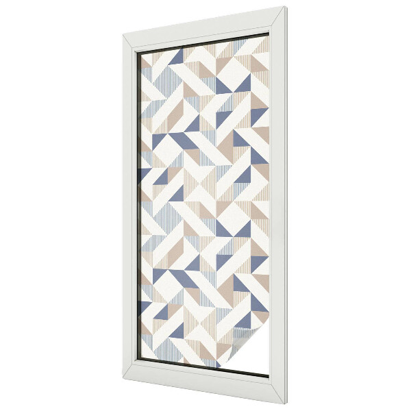 Sichtschutz Klebefolie für Fenster Geometrische Muster