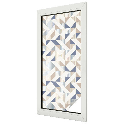 Sichtschutz Klebefolie für Fenster Geometrische Muster