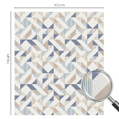 Sichtschutz Klebefolie für Fenster Geometrische Muster