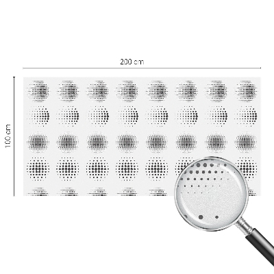Fensterfolie Sichtschutz Gepunktete Kreise