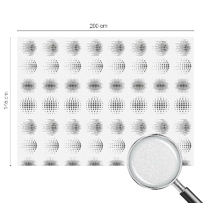 Fensterfolie Sichtschutz Gepunktete Kreise
