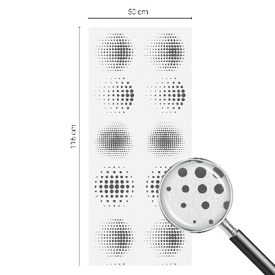 Fensterfolie Sichtschutz Gepunktete Kreise