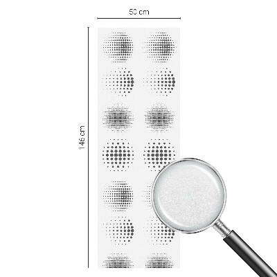 Fensterfolie Sichtschutz Gepunktete Kreise