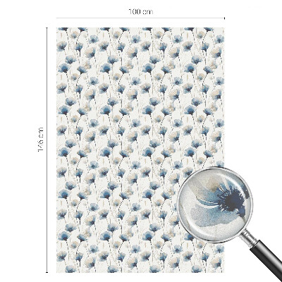 Toom Sichtschutzfolie Blaue Blumen