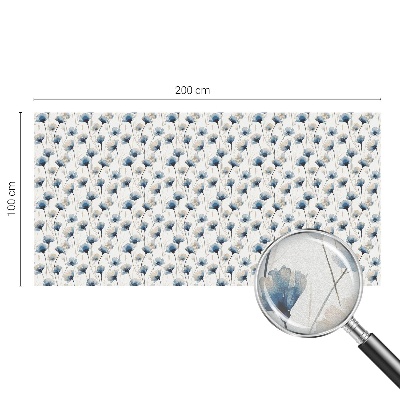 Toom Sichtschutzfolie Blaue Blumen