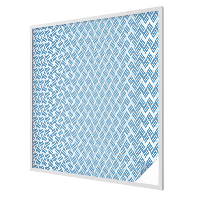 Fensterfolie Sichtschutz Blaue Wellen