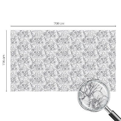 Sichtschutz Klebefolie für Fenster Floristische Eleganz