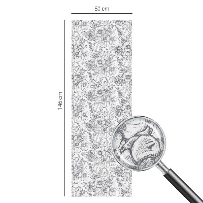 Sichtschutz Klebefolie für Fenster Floristische Eleganz