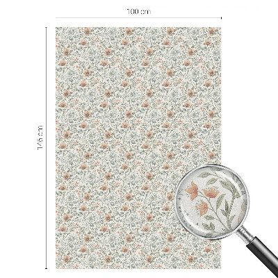 Toom Sichtschutzfolie Blumenmuster