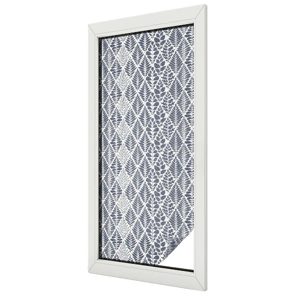 Fensterfolie mit Motiv Buntglas Gemusterte Blätter