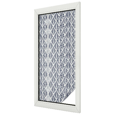 Fensterfolie mit Motiv Buntglas Gemusterte Blätter