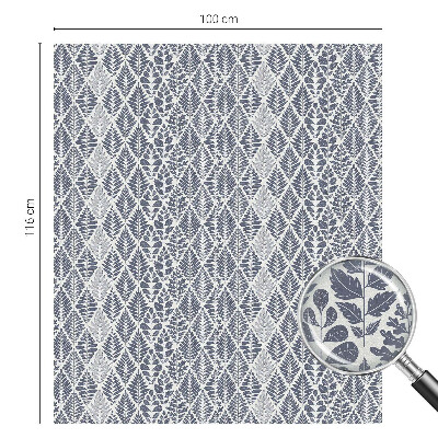 Fensterfolie mit Motiv Buntglas Gemusterte Blätter