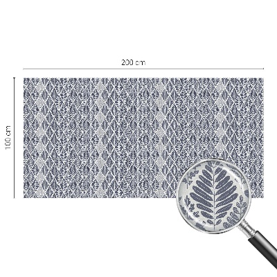 Fensterfolie mit Motiv Buntglas Gemusterte Blätter