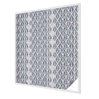 Fensterfolie mit Motiv Buntglas Gemusterte Blätter