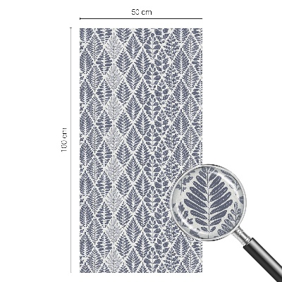 Fensterfolie mit Motiv Buntglas Gemusterte Blätter