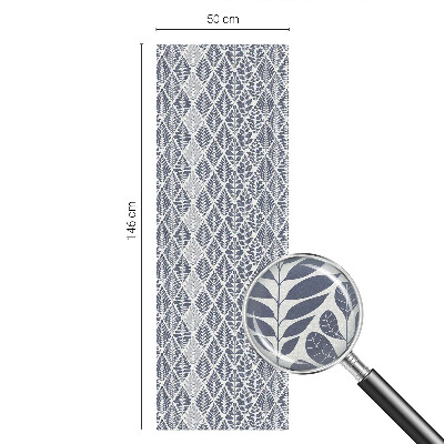 Fensterfolie mit Motiv Buntglas Gemusterte Blätter