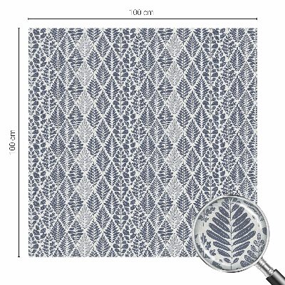 Fensterfolie mit Motiv Buntglas Gemusterte Blätter