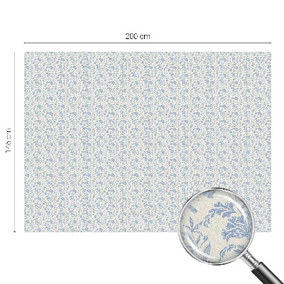 Milchglasfolie Fenster Buntglasoptik Blumenmuster