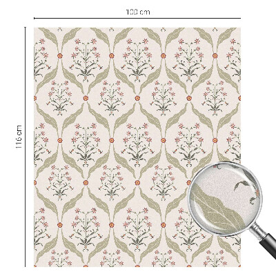 Toom Sichtschutzfolie Blumenmuster