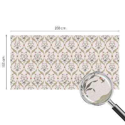 Toom Sichtschutzfolie Blumenmuster