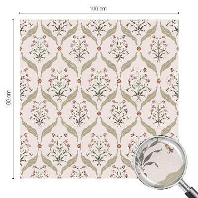 Toom Sichtschutzfolie Blumenmuster